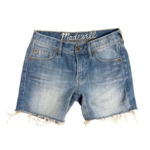 Madewell High Waisted Jean Shorts Size 24